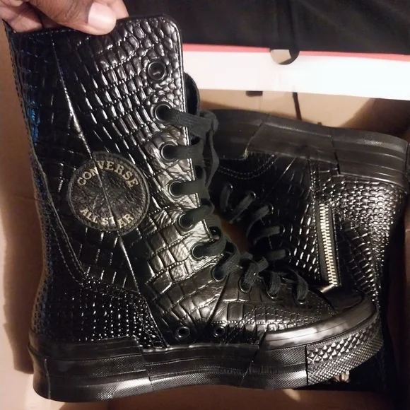 Converse Chuck 70 Plus X-HI Croc Print - Picture 1 of 11